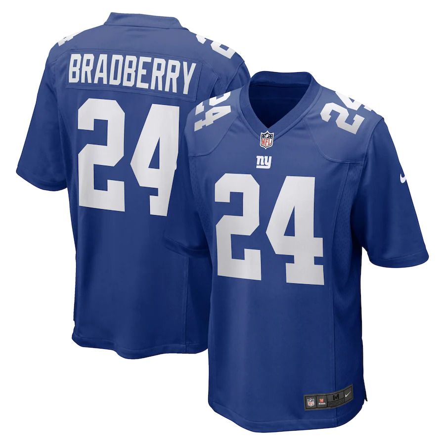 Men New York Giants #24 James Bradberry Nike Royal Game NFL Jersey